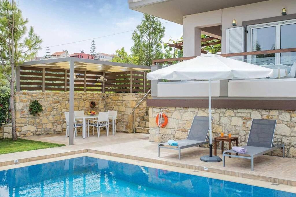 Villa Anastasia Chania Daratsos ภายนอก รูปภาพ